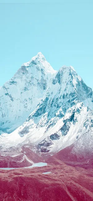 Snowy Mountains Original Iphone 4 Wallpaper