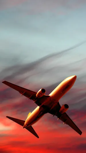 Soar High With This Plane Iphone Wallpaper Wallpaper