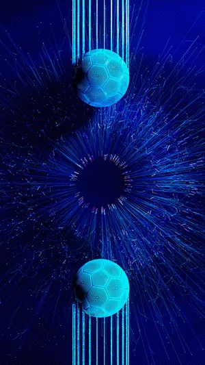 Soccer Aesthetic Blue Aesthetic Wallpaper