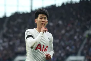 Soccer Player Celebration Gesture Stadium Background Wallpaper