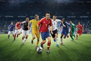 Soccer Team Players Wallpaper