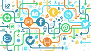 Social Media Connections Wallpaper