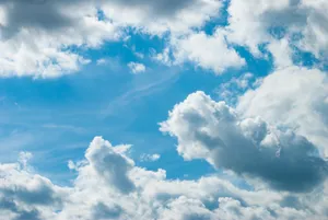 Soft Gigantic Blue Aesthetic Cloud Wallpaper