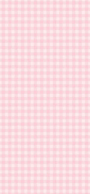 Soft Pink Gingham Pattern Wallpaper
