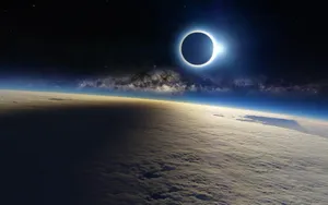 Solar Eclipse Hd 4k Space Wallpaper