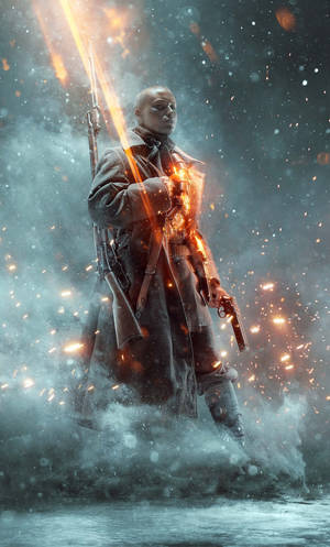 Soldier Vendela Battlefield 1 4k Phone Wallpaper