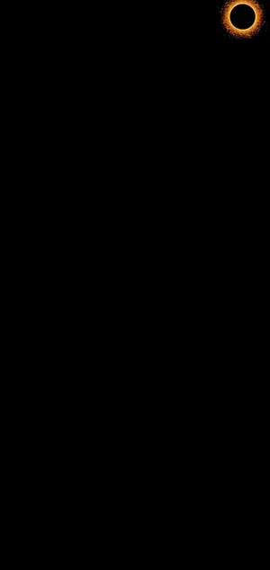 Solid Black 4k Flaming Black Hole Wallpaper WallpapersOK