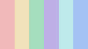 Solid Color Rainbow Palette Wallpaper