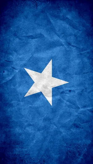 Somalia Flag Crumpled Texture Wallpaper
