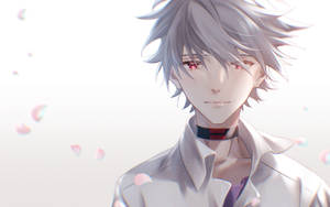 Somber Kaworu Nagisa Nge Artwork Wallpaper