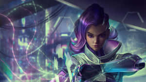 Sombra's Epic Sneak Attack In Overwatch Wallpaper