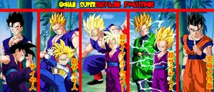 Son Gohan Saiyan Evolutions Wallpaper
