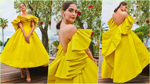 Sonam Kapoor Cannes 2019 Look Wallpaper