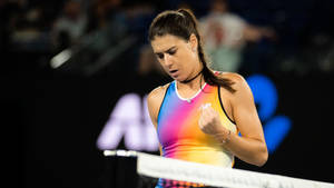 Sorana Cirstea In Rainbow Top Wallpaper