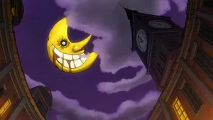 Soul Eater Moon Above Clock Tower Wallpaper