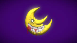 Soul Eater Moon In Purple Wallpaper