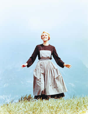 Sound Of Music_ Meadow Twirl Wallpaper