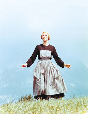 Sound Of Music_ Meadow Twirl Wallpaper