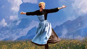 Sound Of Music_ Mountain Meadow Twirl Wallpaper
