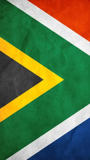 South Africa Flag Colorful Iphone Wallpaper