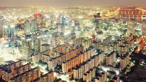 South Korea Bright Lights Wallpaper