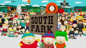 South Park All Cast Poster Wallpaper