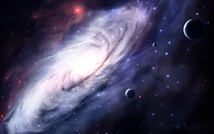 Space Andromeda Galaxy In 3d Wallpaper