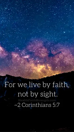 Space Bible Verse Mobile Wallpaper