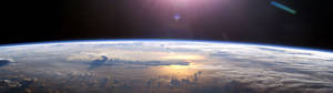Space Earth Dual Monitor Wallpaper