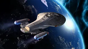 Spaceship Live Desktop Wallpaper