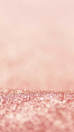 Sparkling Pink Rose Gold Glitters Wallpaper