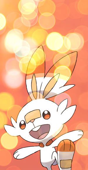 Sparkling Scorbunny Wallpaper