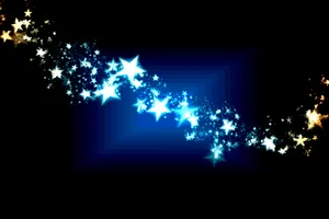 Sparkling Stars Abstract Art Wallpaper