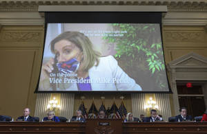 Speaker Of The House, Nancy Pelosi, Addressing The Congress. Wallpaper