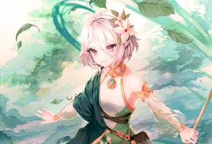 Spear Wielder Elf Kokkoro Wallpaper