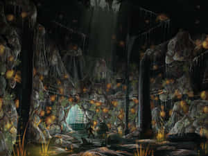 Spectacular 3d Painting Depicting A Fantastical World Wallpaper