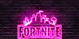Spectacular Cool Fortnite Logo Wallpaper