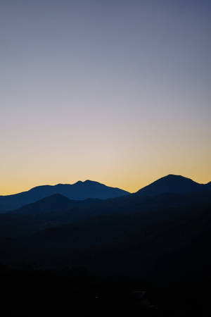 Spectacular Morning View Of Bandung City And Mountain Range Wallpaper