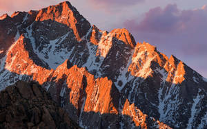 Spectacular Mountain Ridges Macos Wallpaper