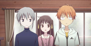 Speechless Trio Fruits Basket 2019 Wallpaper