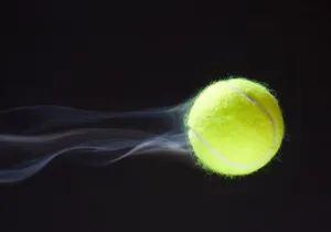 Speeding Tennis Ball Wallpaper