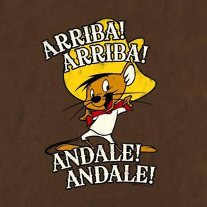 Speedy Gonzales Brown Background Wallpaper