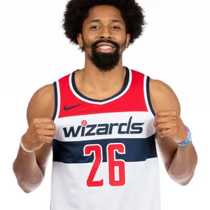 Spencer Dinwiddie Wizards Jersey Wallpaper