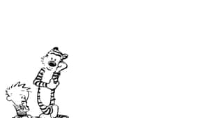 Spend The Day Outside With Calvin And Hobbes Wallpaper