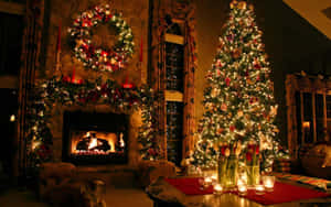 Spend The Holiday Cheer In Your Home With A Beautiful Christmas Desktop. Wallpaper