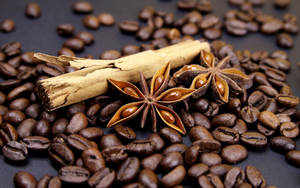 Spices And Coffee Beans Wallpaper