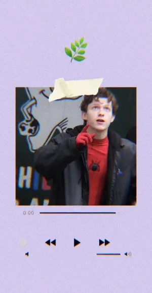 Spider Man Aesthetic Music Cover Wallpaper