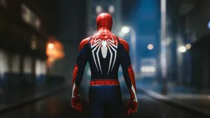 Spider Man Back View 4k Wallpaper