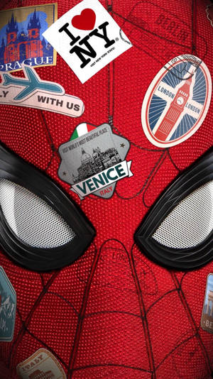 Spider Man Far From Home Stamps Wallpaper