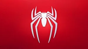 Spider-man For Ps4 Red Wallpaper